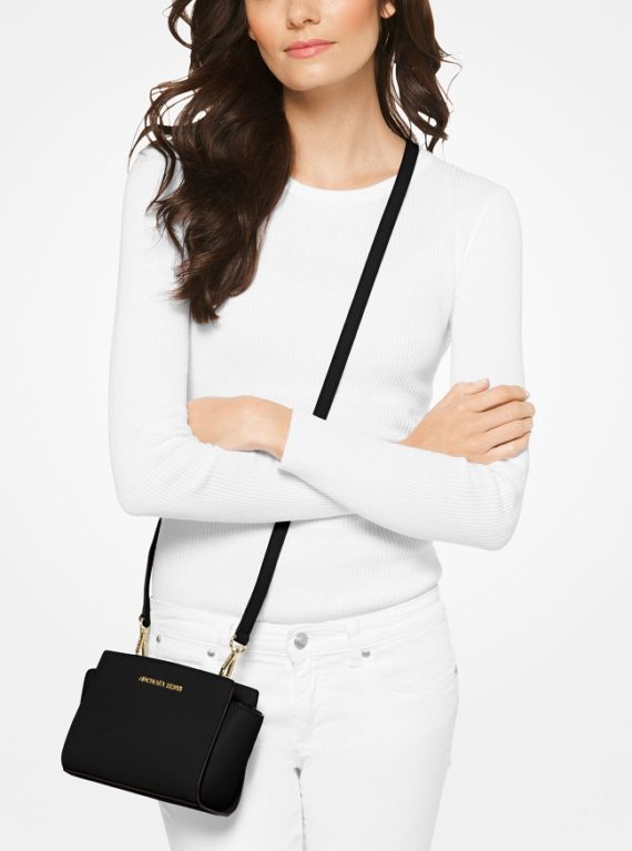 Michael Kors Selma Mini Saffiano Leather Crossbody - Bonjor Outlet