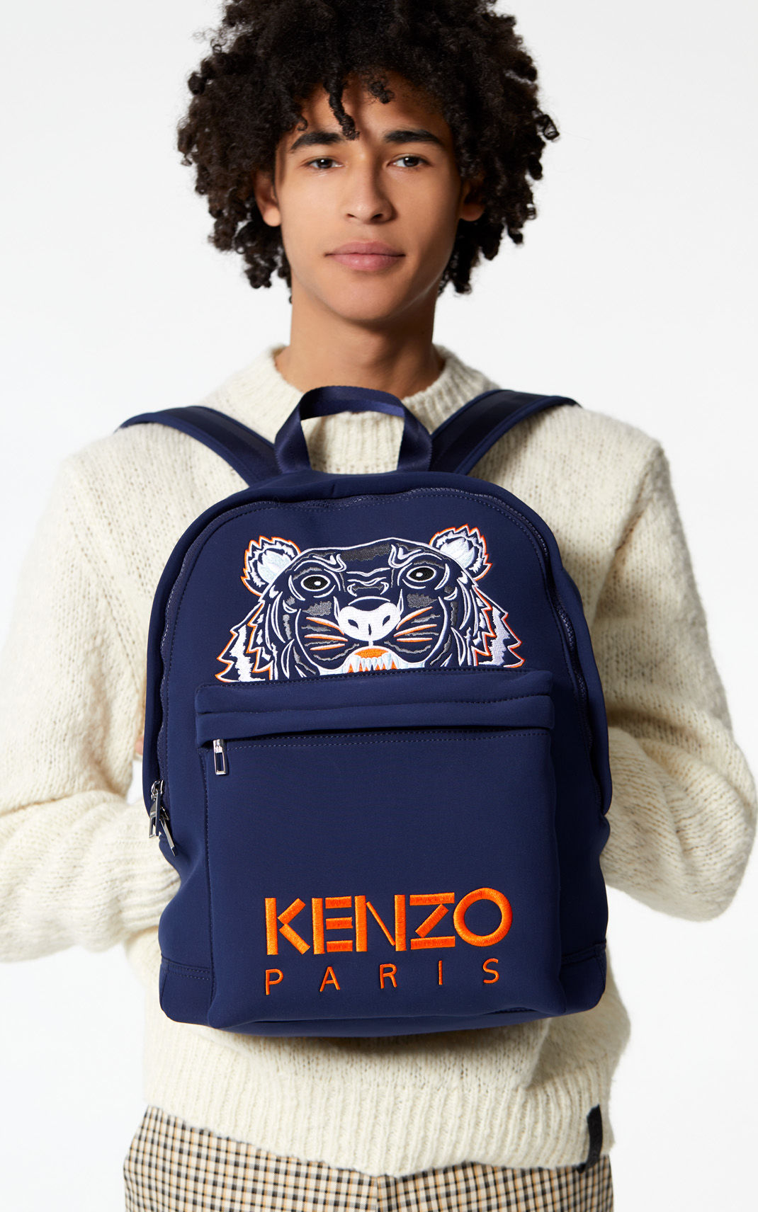 Kenzo Large Neoprene Tiger backpack 