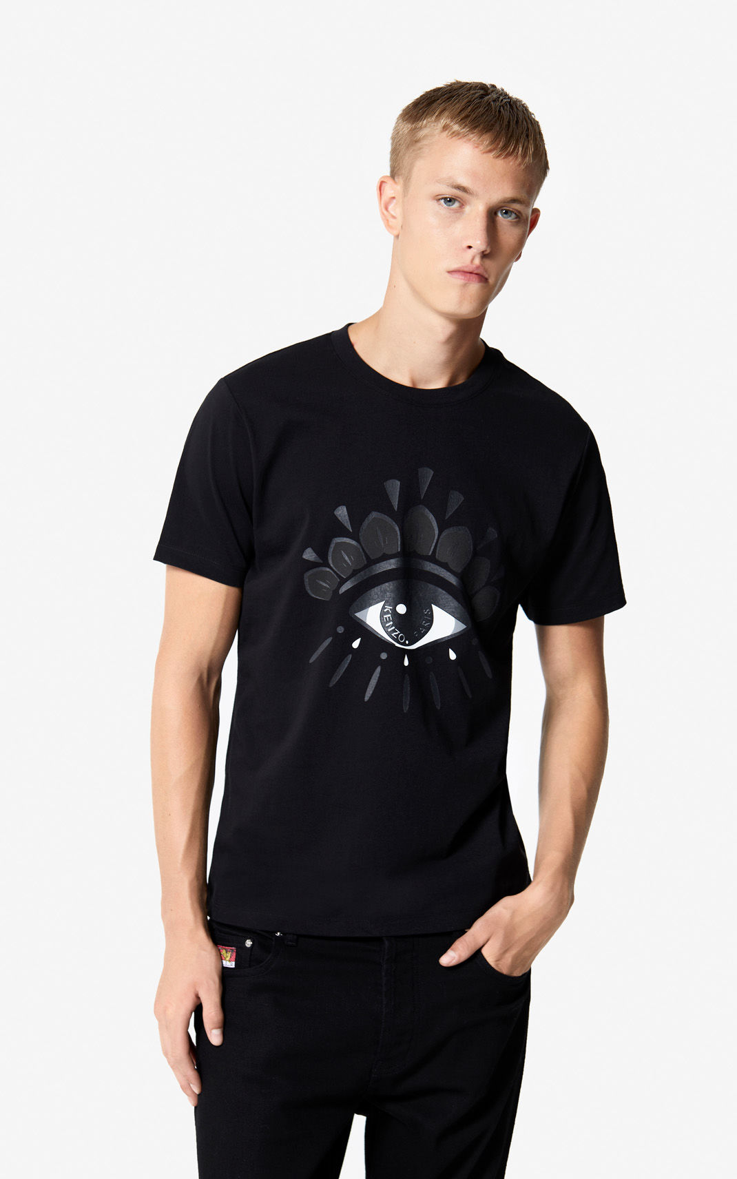 Kenzo Eye T-shirt (Full Black) - Bonjor 