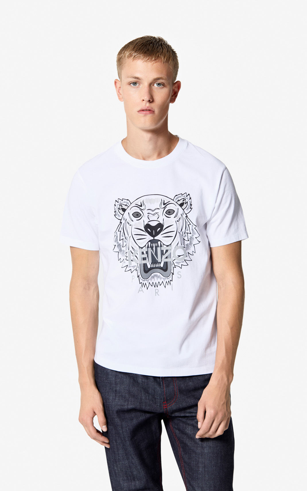 Kenzo Tiger T-shirt (White) - Bonjor Outlet