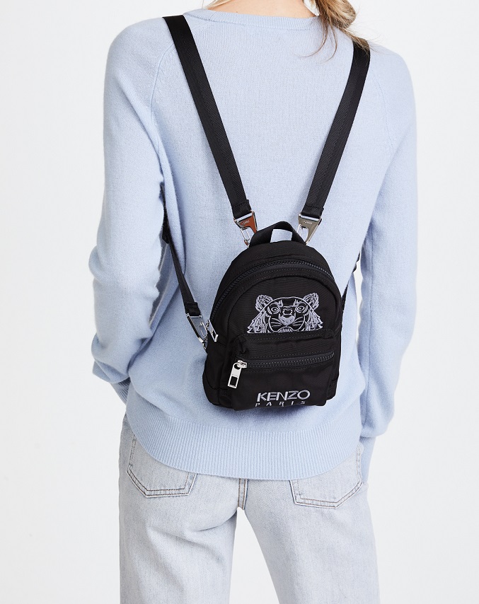 Kenzo Mini Tiger backpack (Black 