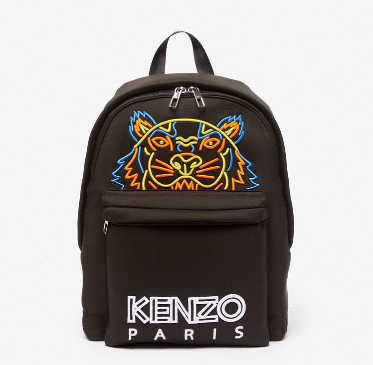 Kenzo Large Neoprene Tiger backpack (Black) - Bonjor Outlet