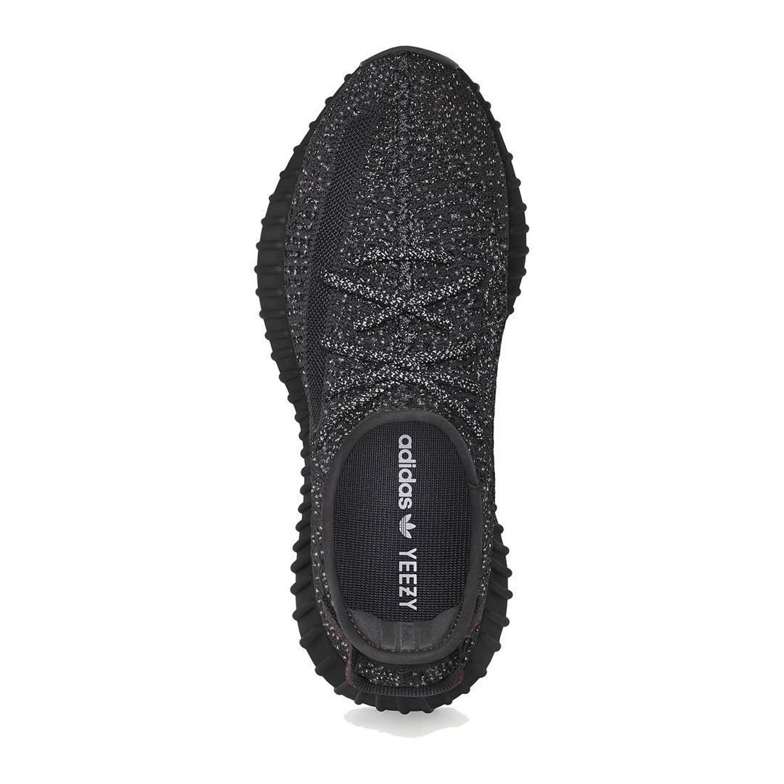 yeezy reflective black adidas