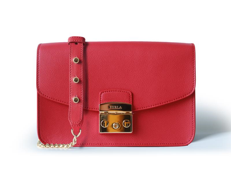 Furla red deals shoulder bag